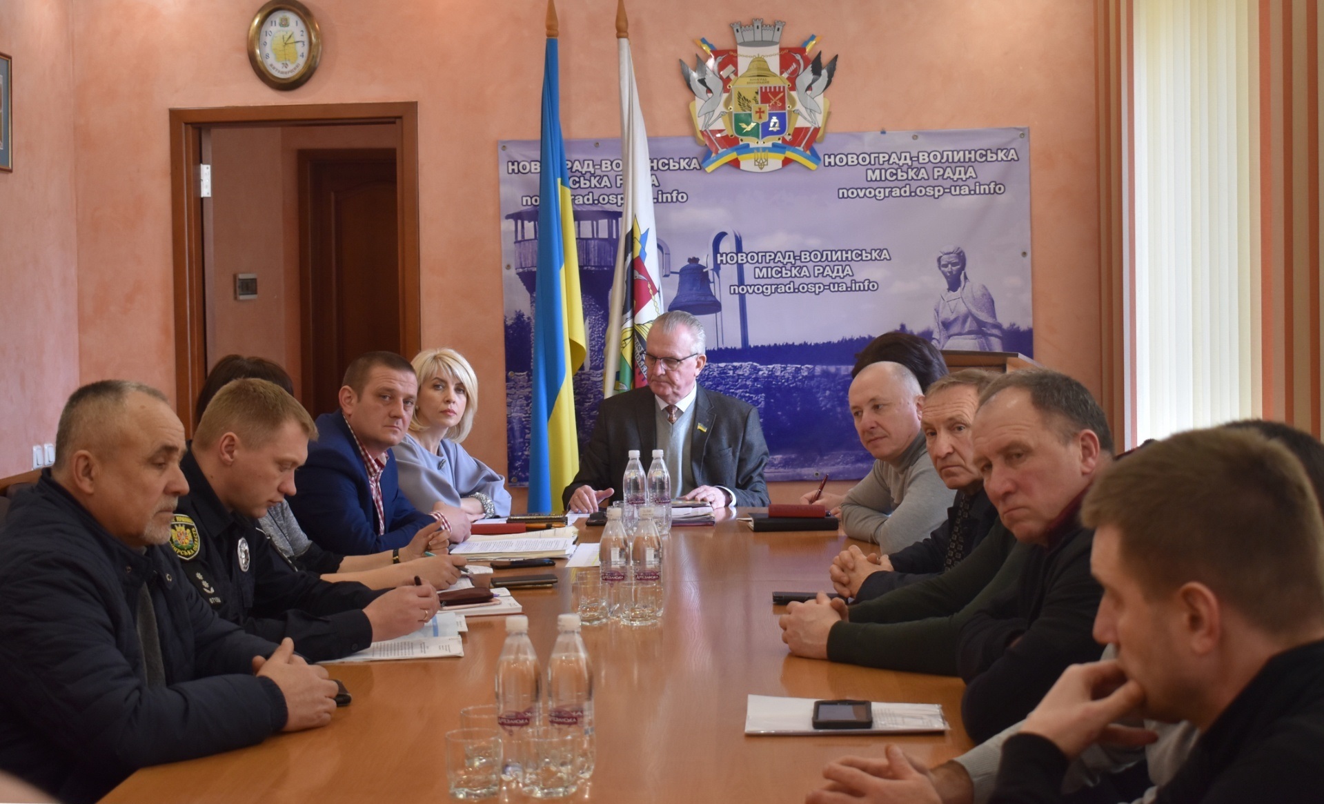 Робоча зустріч депутатів міської ради з начальником Новоград-Волинського відділу поліції