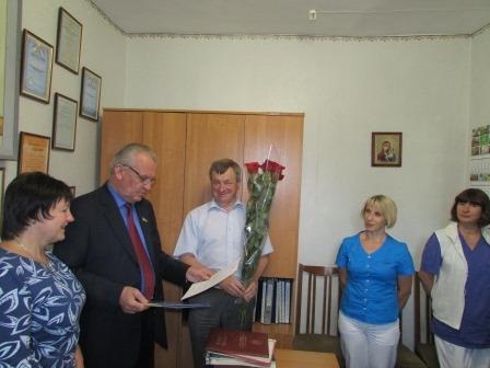 Міський голова привітав Наталію Радченко з ювілеєм