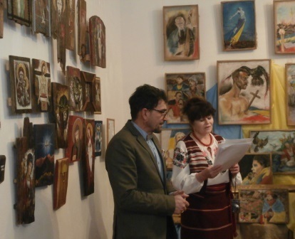 У музеї родини Косачів відбулась презентація виставки художника Володимира Кравчука