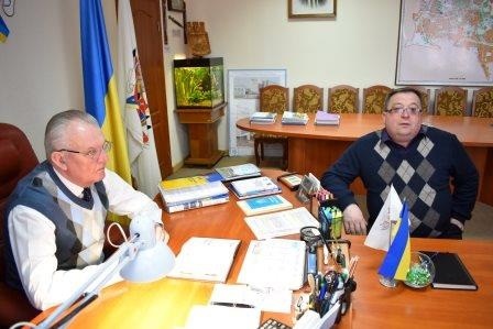 Робоча зустріч міського голови Віктора Весельського з головою Наталівської сільської ради Анатолієм Терещуком