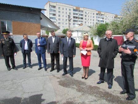 Міський голова побував з візитом у 10-й Державній пожежно-рятувальній частині м. Новограда-Волинського