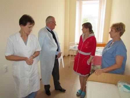 Міський голова Віктор Весельський відвідав відділення Новоград-Волинського міськрай ТМО