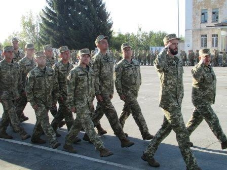 Урочистий мітинг приурочений початку навчальних зборів з військовозабов’язаними 4-го окремого стрілецького батальйону Житомирського обласного військового комісаріату