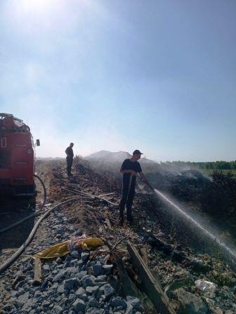 Новоград-Волинський: щодо ситуації з локалізації загоряння сміття на полігоні ТПВ
