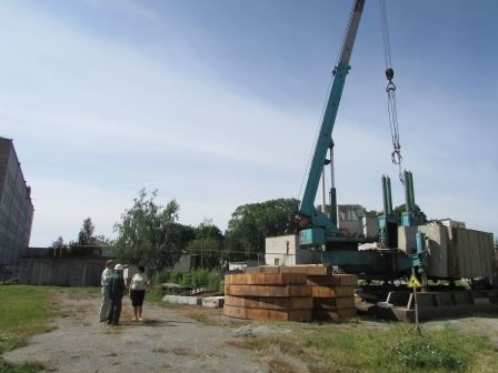 Оглянули хід проведення будівельних робіт хірургічного корпусу Новоград-Волинського міськрай ТМО