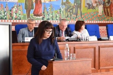 Виступ начальника управління освіти і науки міської ради Тетяни Володимирівни Ващук на розширеній освітянській колегії “Вектори руху освіти Новоград – Волинської міської ОТГ”