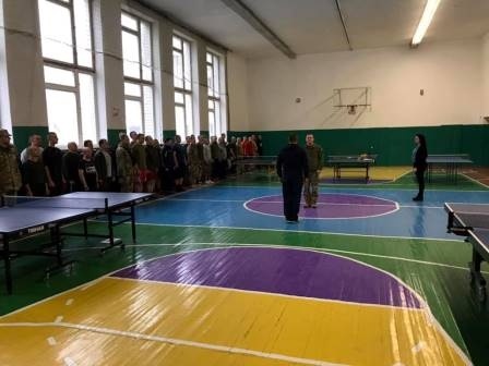 Відбулося відкриття чемпіонату з тенісу настільного на першість Оперативного командування «Північ» присвяченого Дню Захисника України