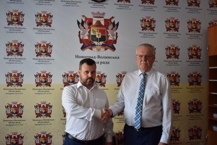 Міський голова зустрівся з першим заступником голови Житомирської обласної ради