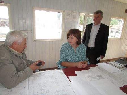 Заступник міського голови оглянула хід проведення робіт з будівництва хірургічного корпусу Новоград-Волинського міськрай ТМО