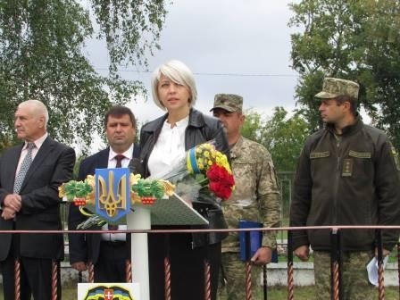 Секретар міської ради Олена Пономаренко взяла участь у відкритті навчальних зборів військовозобов’язаних