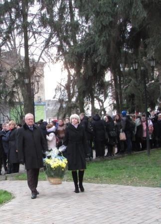 У Новограді-Волинському відбувся мітинг з нагоди Дня Гідності та Свободи