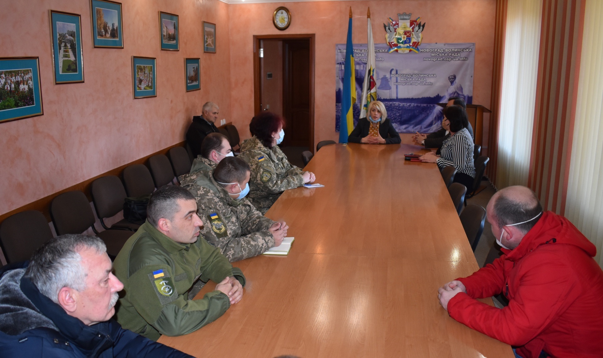 Нарада з представниками військових частин Новоград-Волинського військового гарнізону