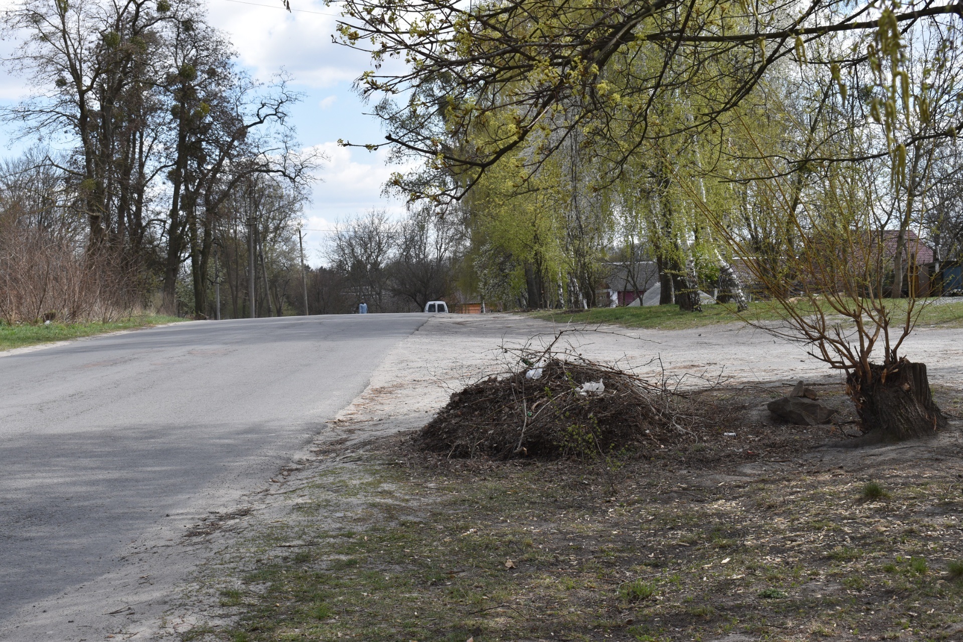 Здійснено виїзд з метою контролю забезпечення вивезення сміття рослинного походження