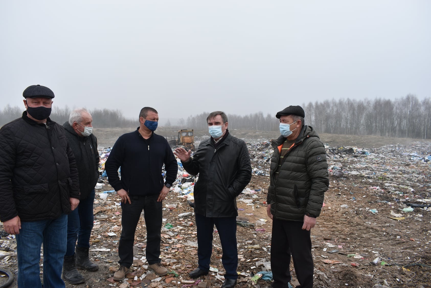 Робочий виїзд міського голови Миколи Боровця на полігон твердих побутових відходів