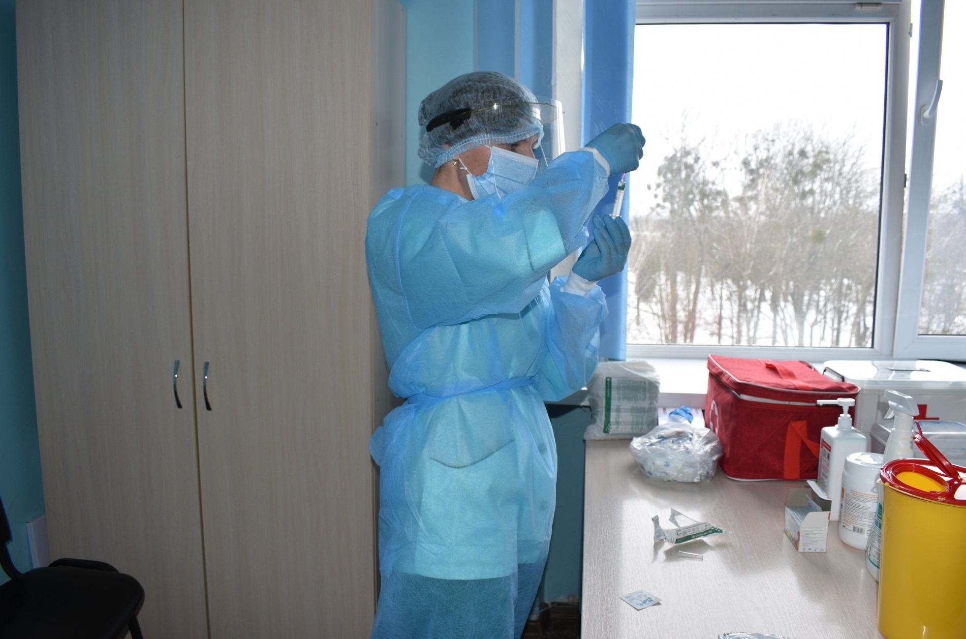 Перший етап вакцинації від корнонавірусної інфекції у Новоград-Волинській міській ТГ