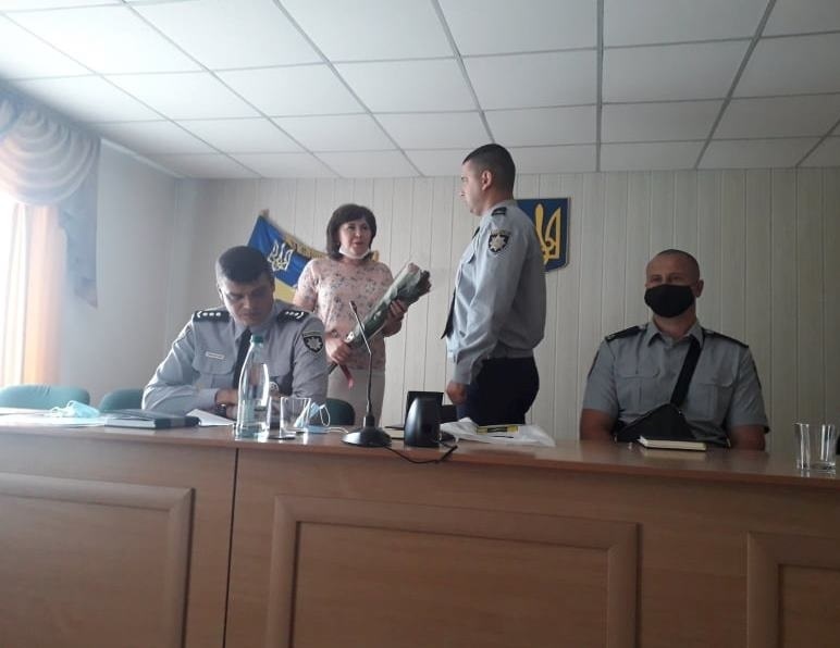 Керівництво міста взяло участь у представленні т.в.о. начальника Новоград-Волинського відділу поліції
