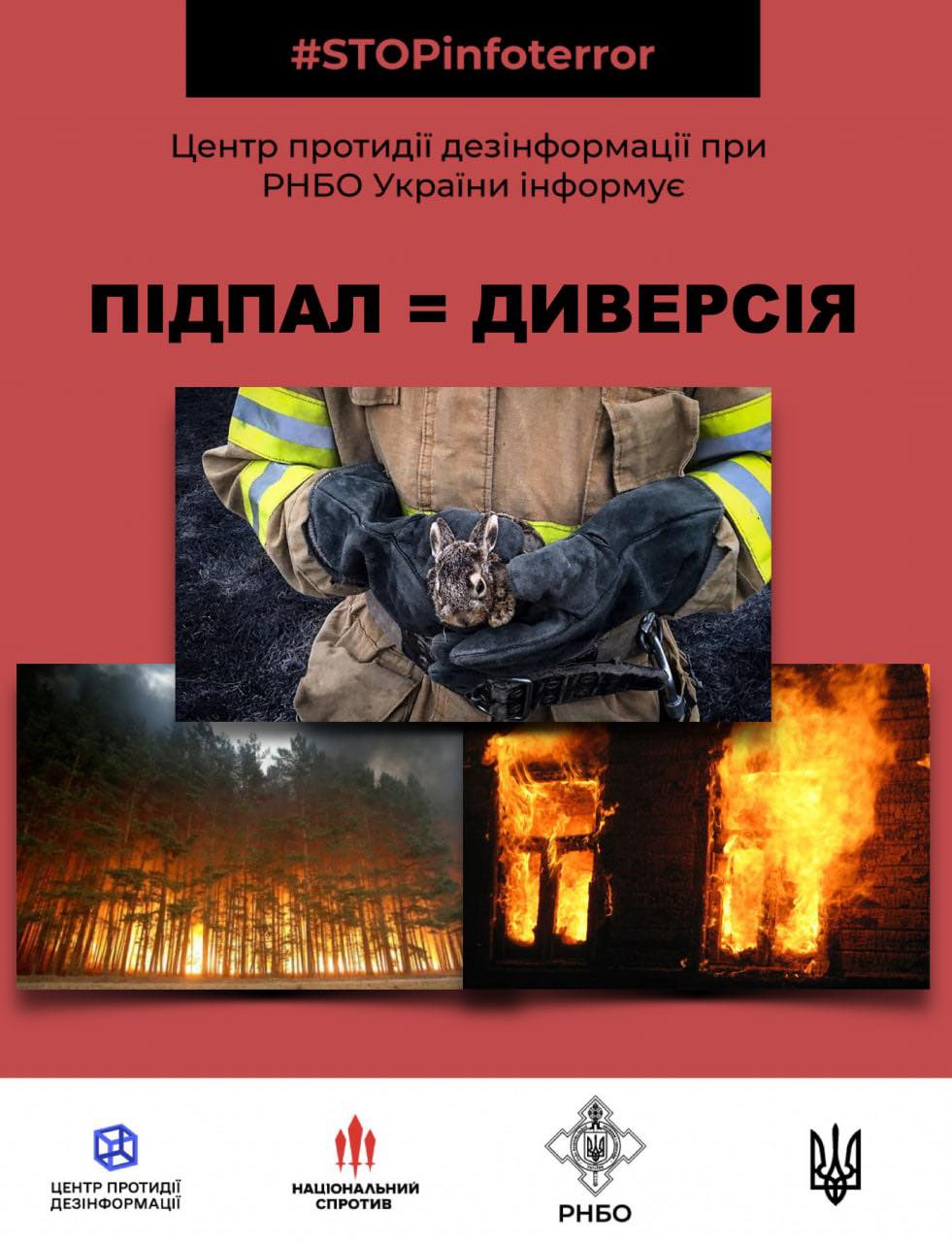 Центр протидії дезінформації попереджає про покарання за підпали сухостою