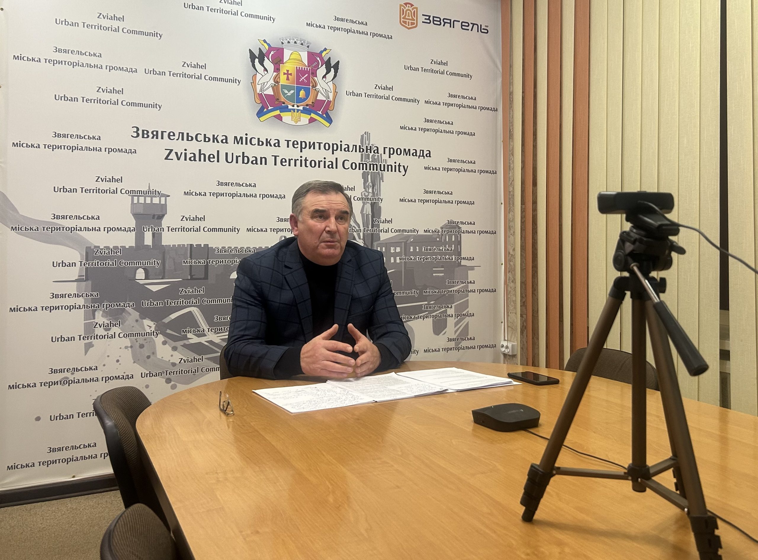 Відбувся перший прямий етер міського голови Миколи Боровця