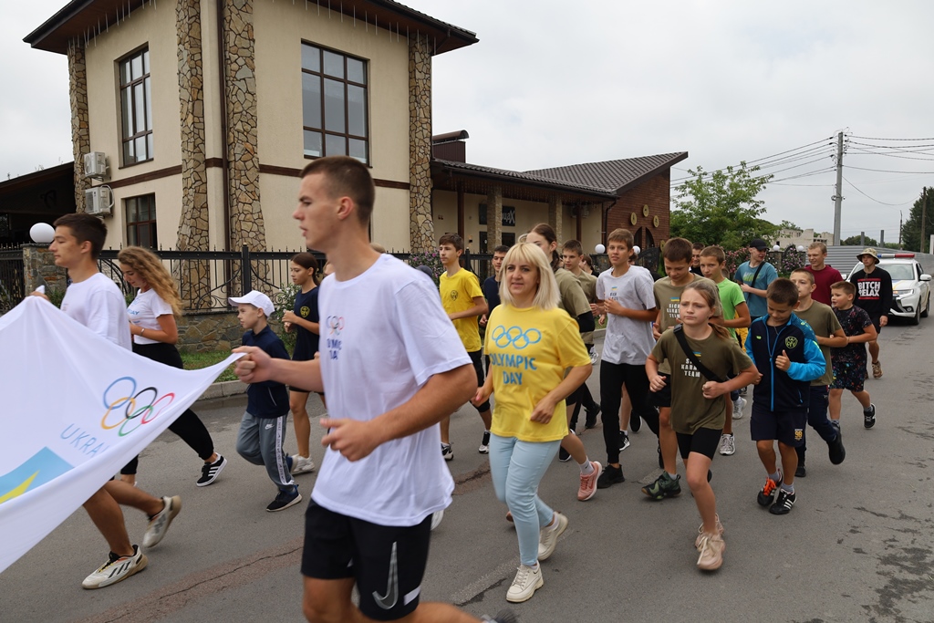 Відбувся пробіг з нагоди Всеукраїнського Олімпійського дня