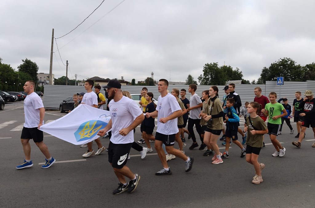 Відбувся пробіг з нагоди Всеукраїнського Олімпійського дня