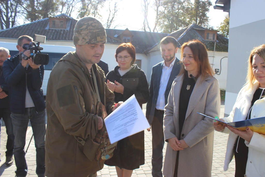 Відкриття нового гуртожитку для внутрішньо переміщених осіб у Звягелі