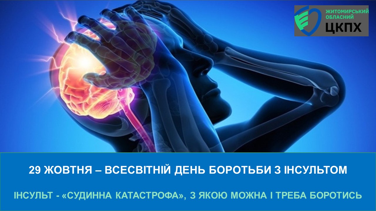 Інсульт – «судинна катастрофа», з якою можна і треба боротися!