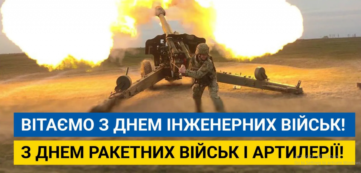 3 листопада – День ракетних військ і артилерії та інженерних військ