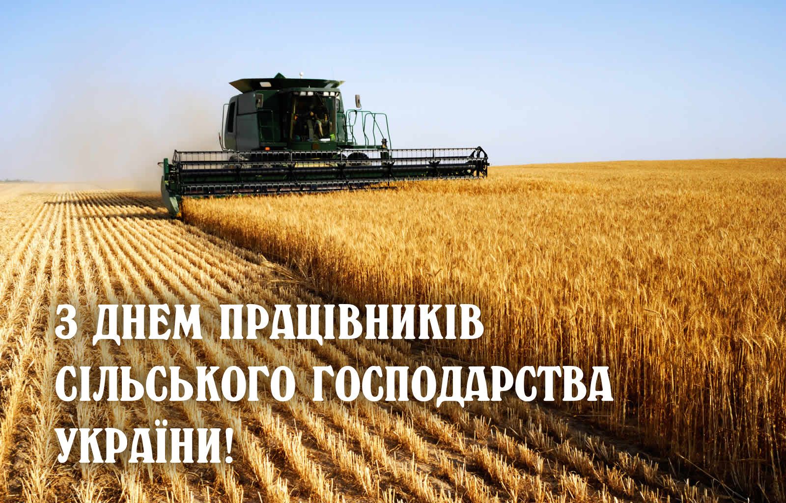 17 листопада – День працівників сільського господарства