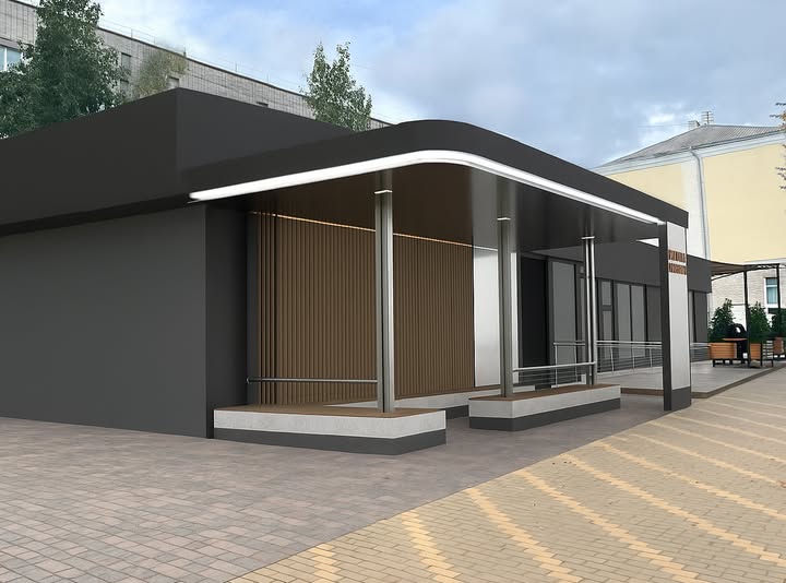 Розпочинаються реконструкційні роботи зупинки громадського транспорту на вул. Соборності, 4