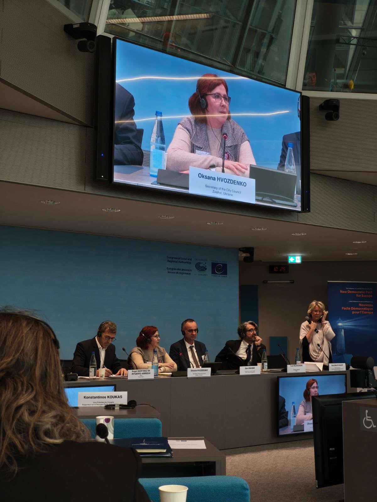 Оксана Гвозденко представила досвід Звягеля на європейській конференції у Страсбурзі