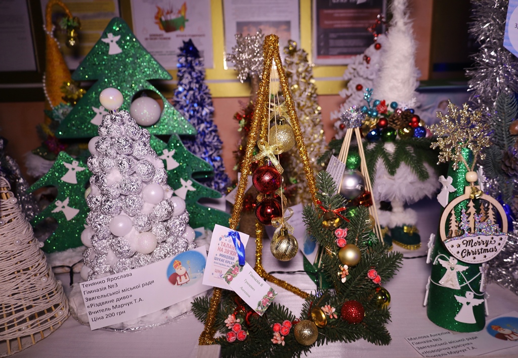 У Будинку рад відкрили благодійну різдвяно-новорічну виставку дитячої творчості «Творчі та вільні»