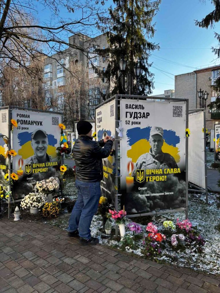 Тиха акція «Ангели пам’яті»: учні вшанували полеглих захисників у Сквері Пам’яті