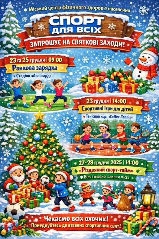 Тиждень активностей, руху та святкового настрою