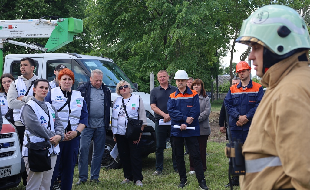 У Звягелі відбулось навчання субланки цивільного захисту щодо реагування на надзвичайні ситуації