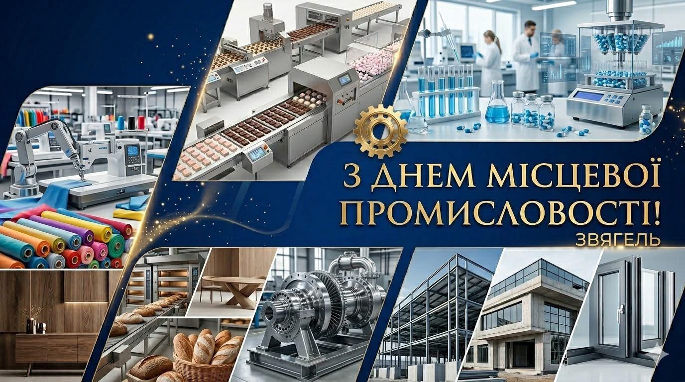Звягельська промисловість – це поєднання багаторічних традицій, сучасних технологій та сміливого погляду в майбутнє