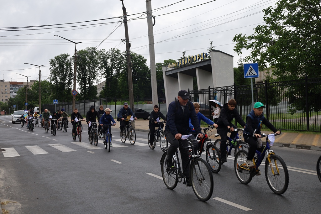 У Звягелі відбувся дитячий велопробіг до Дня міста