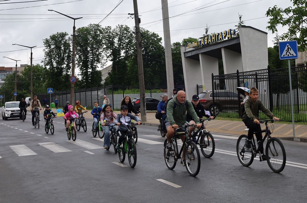 У Звягелі відбувся дитячий велопробіг до Дня міста