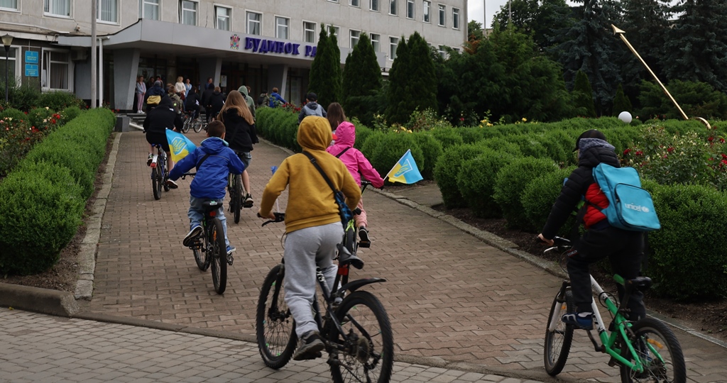 У Звягелі відбувся дитячий велопробіг до Дня міста
