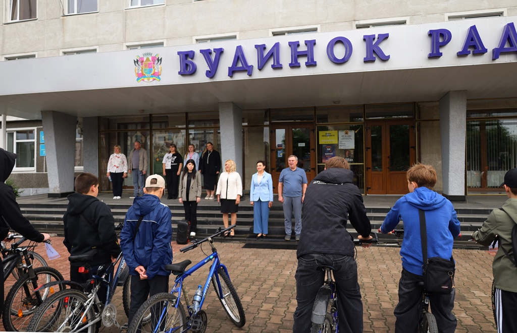У Звягелі відбувся дитячий велопробіг до Дня міста