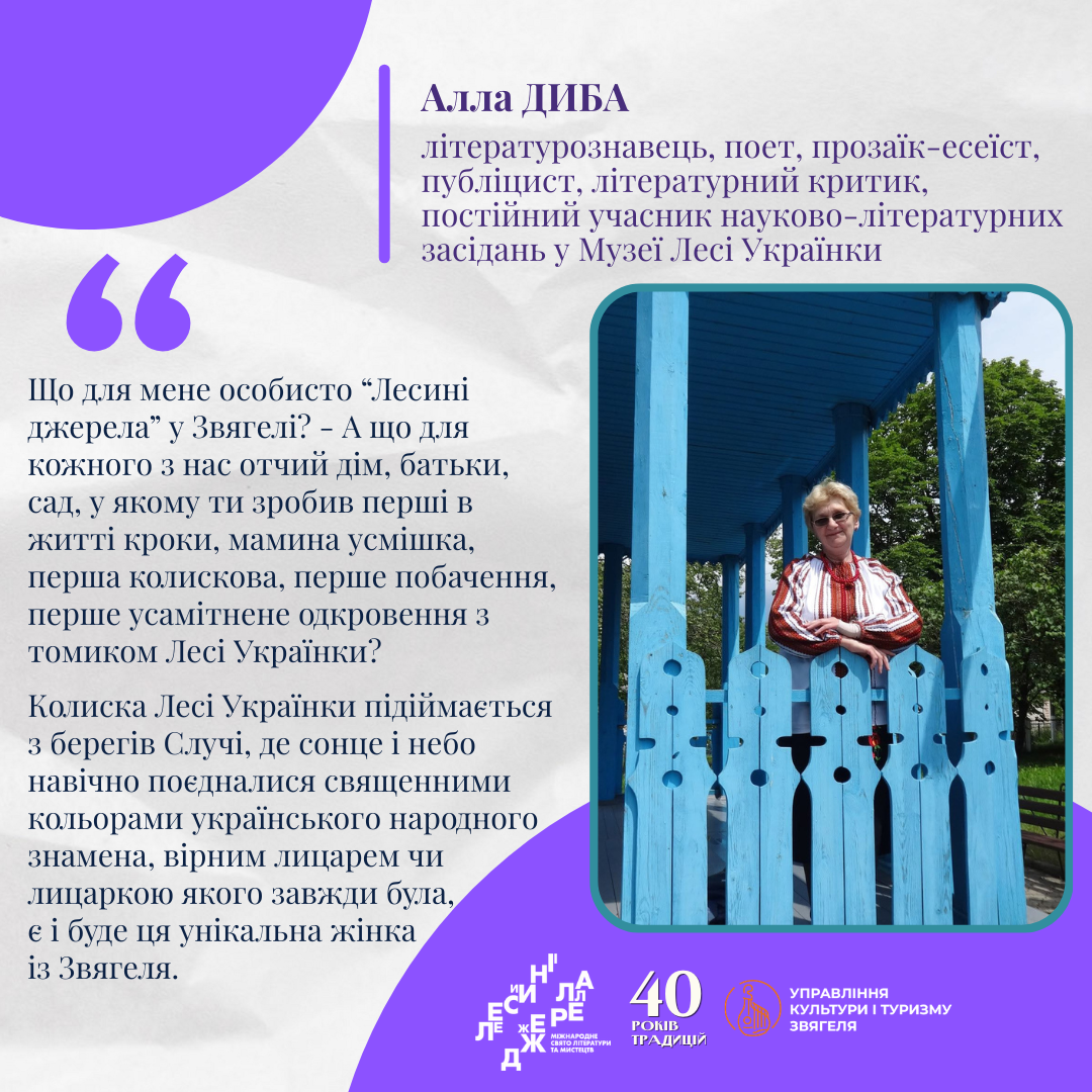 Проєкт «Лесині джерела: голоси та обличчя» розкриває атмосферу цієї події через щирі слова відомих людей