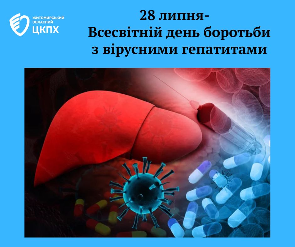 28 липня – Всесвітній день боротьби з вірусними гепатитами