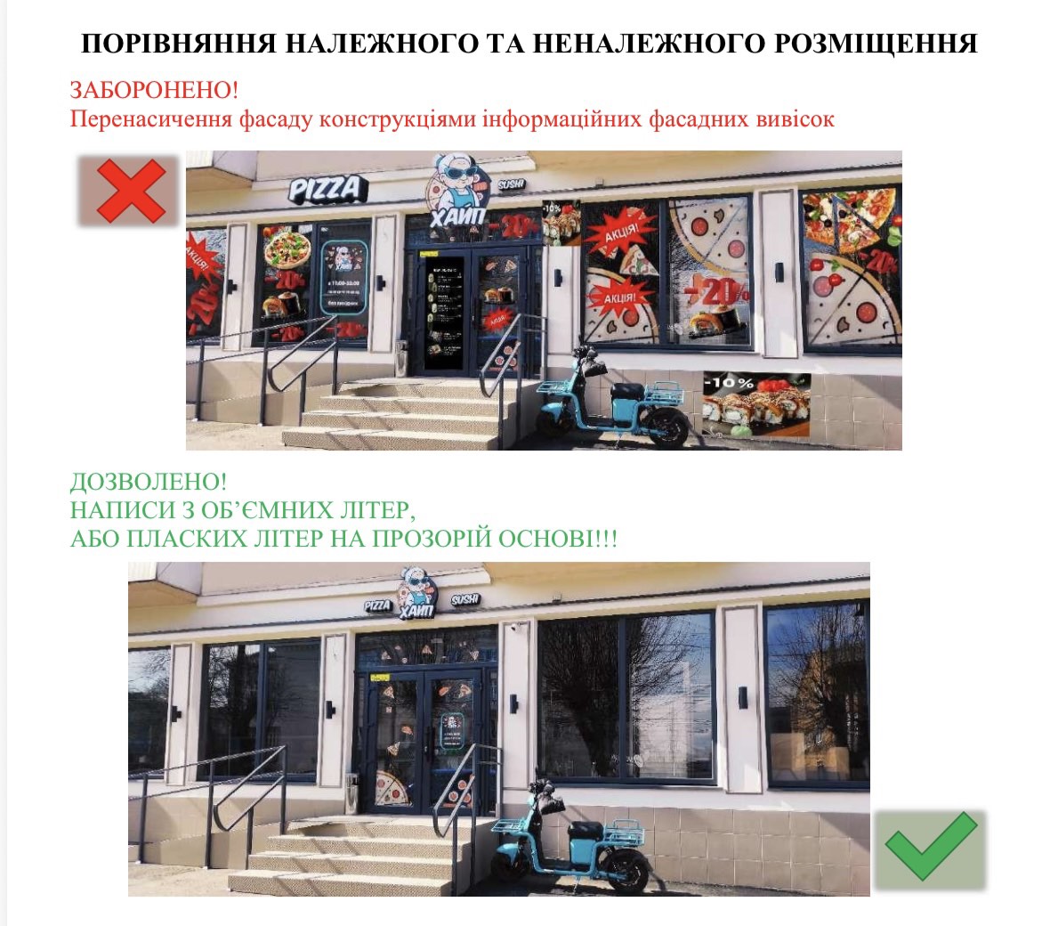 Правила розміщення зовнішньої реклами на території Звягельської міської територіальної громади