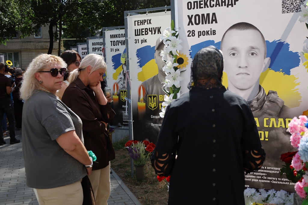 «Янголи Пам’яті»: у Звягелі вшанували загиблих захисників України