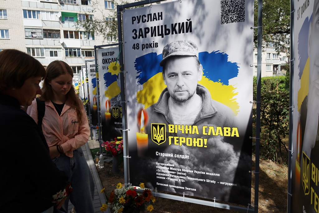 «Янголи Пам’яті»: у Звягелі вшанували загиблих захисників України
