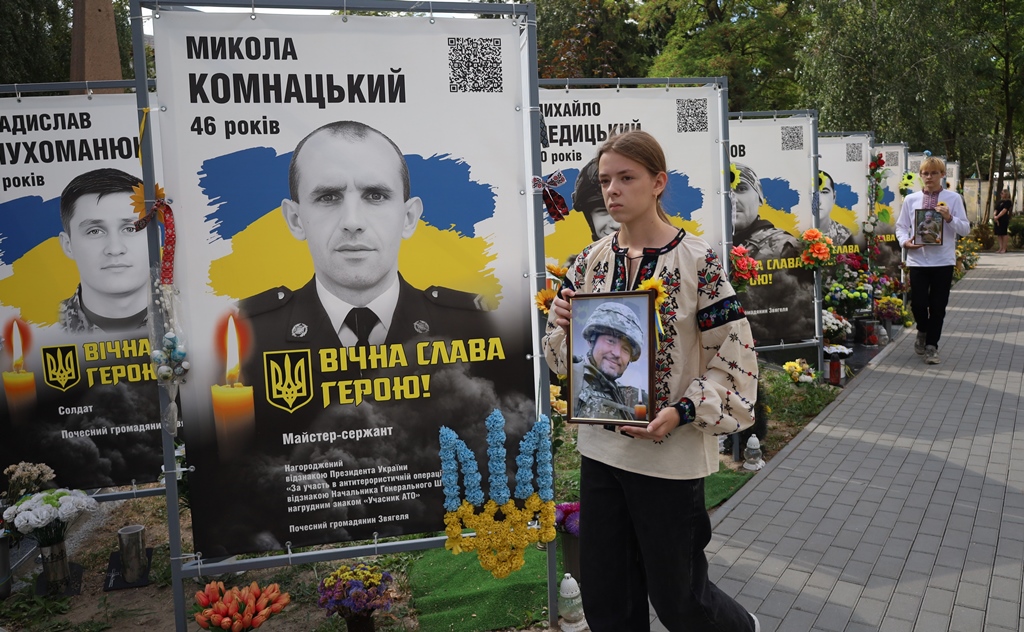 «Янголи Пам’яті»: у Звягелі вшанували загиблих захисників України