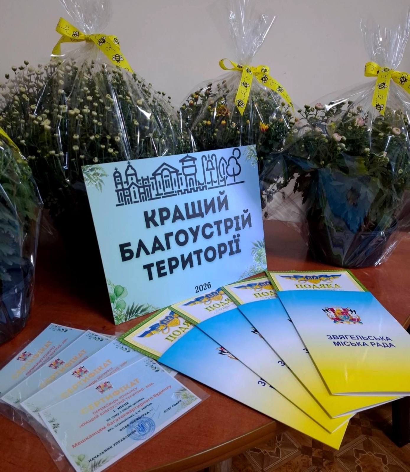 Кращий благоустрій території – це про чистоту, затишок та креатив: у Звягелі підвели підсумки конкурсу