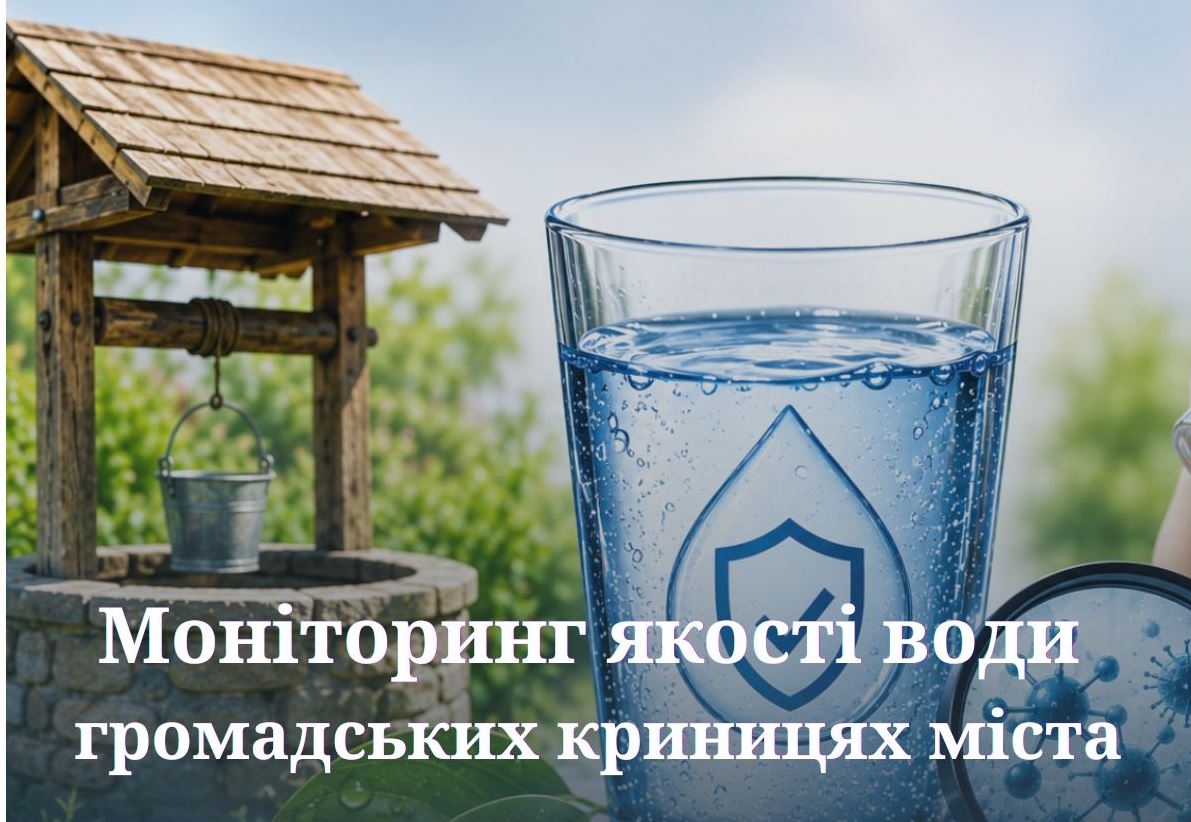Моніторинг якості води у 11-ти громадських криницях міста