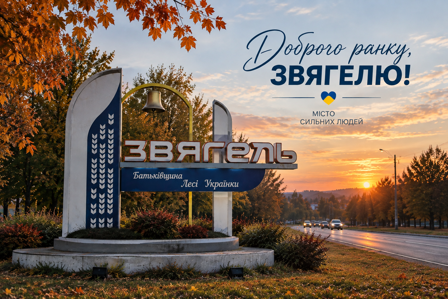 Доброго ранку, Звягелю! Починаємо новий тиждень із вдячністю нашим воїнам та непохитною вірою в Україну!